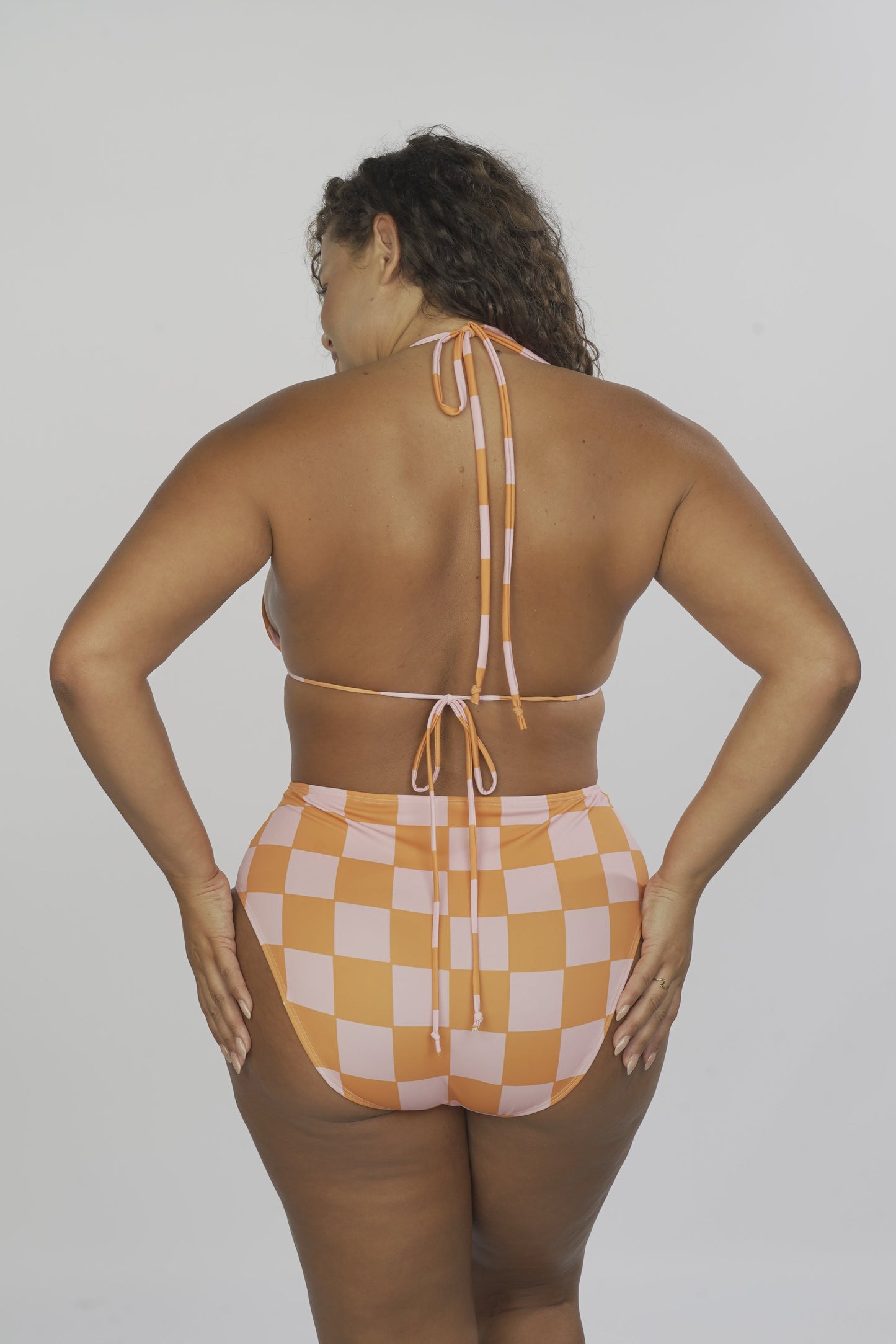 Aria Triangle High Waisted Bikini Set